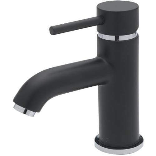 Tre Mercati Milan Basin Mixer Tap With Click Clack Waste (Matt Black).