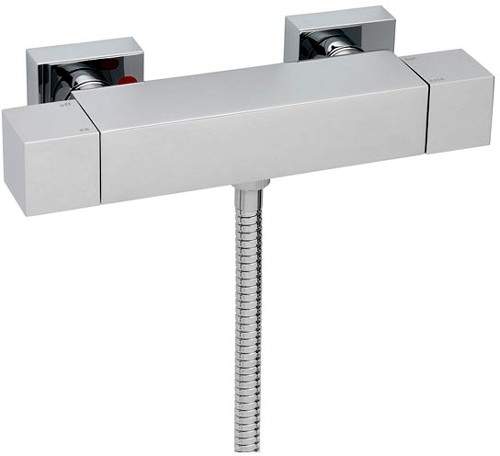 Tre Mercati Geysir Thermostatic Bar Shower Valve (Chrome).