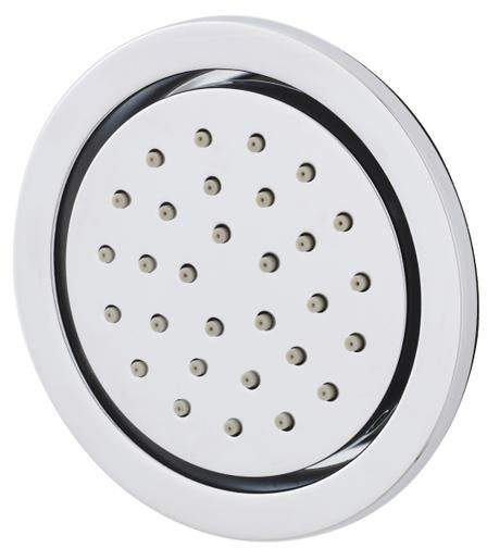 Ultra Showers 1 x Adjustable Round Body Jet (Flush To Wall).