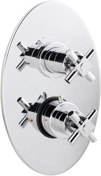 Ultra Titan Twin concealed thermostatic shower valve