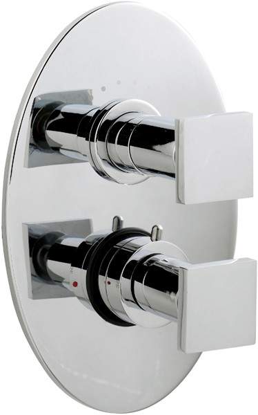 Ultra Milo Twin concealed shower valve with diverter