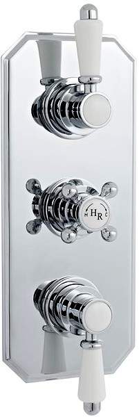 Hudson Reed Traditional Thermostatic Triple Concealed Shower Valve.