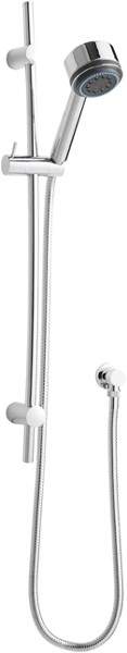 Component Arched Slide Rail, Multi Function Shower Handset & Hose (Chrome).