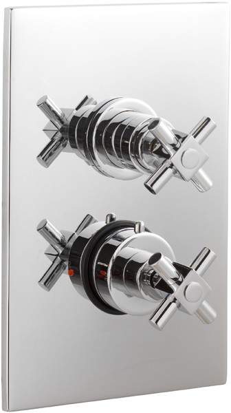 Ultra Titan 3/4" Twin Concealed Thermostatic Shower Valve.
