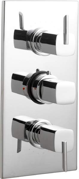 Ultra Rialto 3/4" Triple Concealed Thermostatic Shower Valve.
