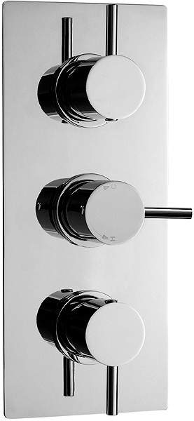 Nuie Quest Triple Concealed Thermostatic Shower Valve.