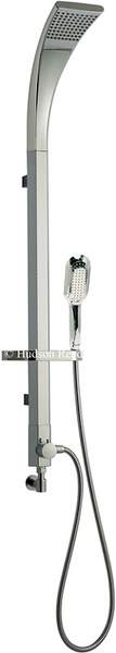 Hudson Reed Flare Luxury Rigid Riser Shower Set (Chrome).