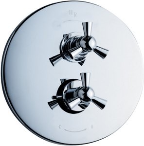 Hudson Reed Vienna Twin concealed thermostatic shower valve