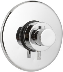 Hudson Reed Tec Axil dual concealed thermostatic shower valve.