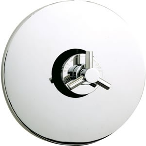 Ultra Aspect Concealed thermostatic sequential shower valve.