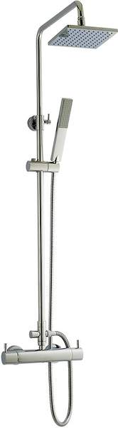 Hudson Reed Bar Shower Thermostatic Bar Shower Valve, Adjustable Riser Set.