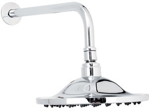 Component Traditional 6" fixed shower head and arm