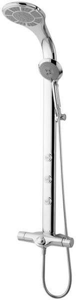 Hudson Reed Showers Domino Thermostatic Shower Panel (Chrome).