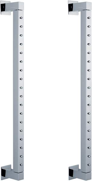 Component 2 x 18 Jet Square Rainbars (Chrome).