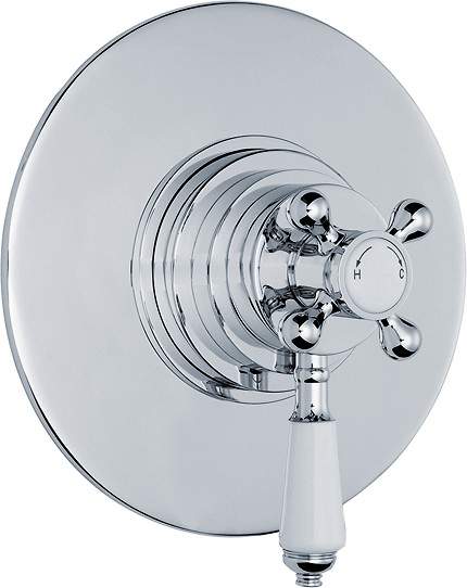 Nuie Beaumont Traditional Dual Concealed Thermostatic Shower Valve.