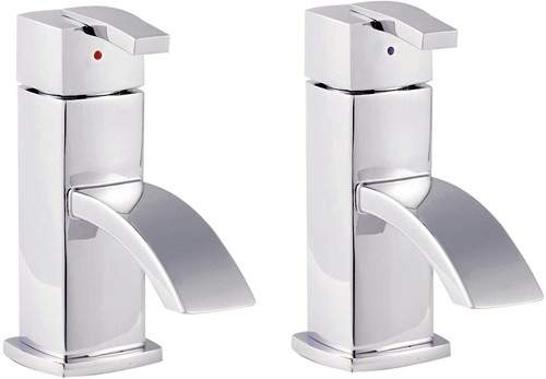 Hudson Reed Arcade Basin Taps (Pair, Chrome).