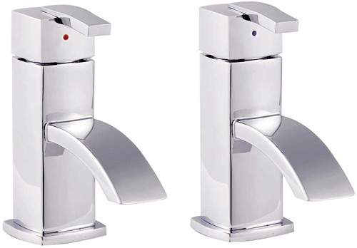 Hudson Reed Arcade Bath Taps (Pair, Chrome).