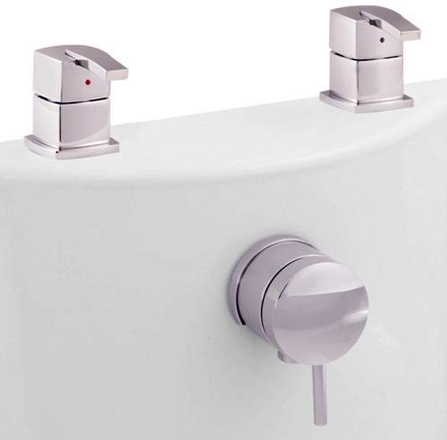 Hudson Reed Arcade Freeflow Bath Filler Tap With Pop Up Waste & Overflow.