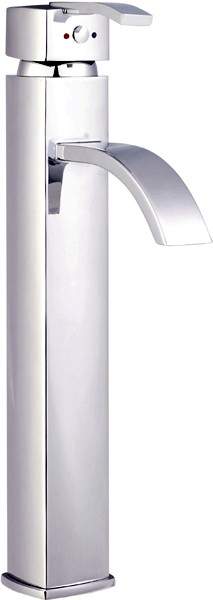 Hudson Reed Arcade Single Lever High Rise Mixer Tap (Chrome).