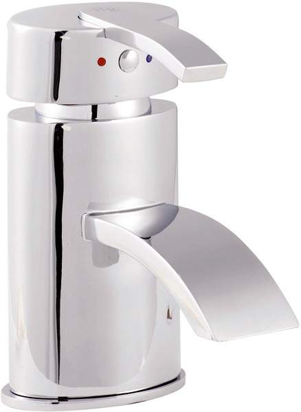 Hudson Reed Arina Mono Basin Mixer Tap With Pop Up Waste (Chrome).