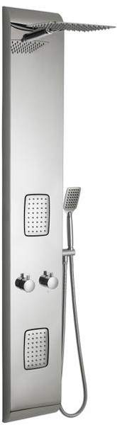 Hudson Reed Showers Octavia Thermostatic Shower Panel With Jets.