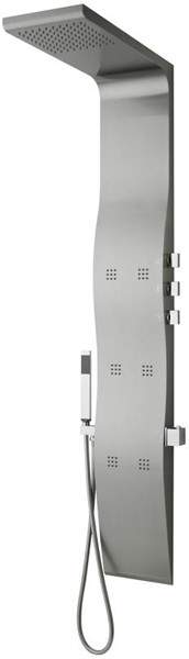 Hudson Reed Showers Surface Wave Thermostatic Shower Panel With Jets.