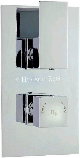 Hudson Reed Aspire 3/4" Twin Thermostatic Shower Valve With Diverter.