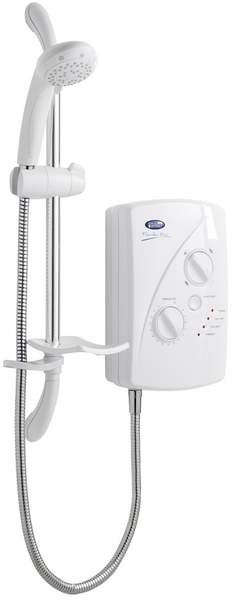 Ultra Electric Showers Florida Plus 500 8.5kW in white.