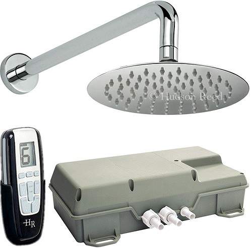Hudson Reed I-Flow Remote Shower Unit & Thin Head (Low Pressure).