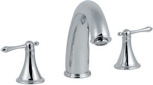 Hudson Reed Lowry 3 tap hole bath filler with lever heads