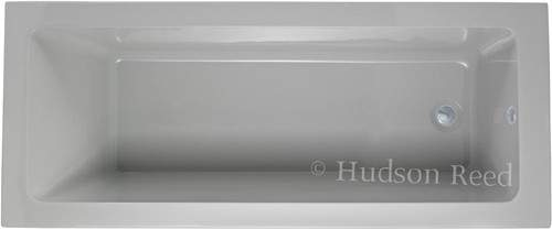 Hudson Reed Baths Single Ended Acrylic Bath. 1500x700mm.