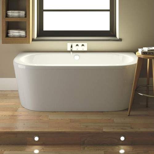 Hudson Reed Baths Pearl BTW Bath With Eternalite. 800x1700mm.
