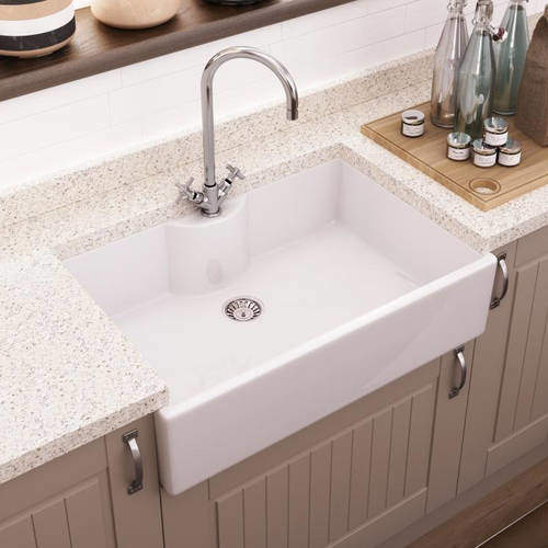 Ultra Butler Sinks Oxford Butler Sink 220x795x500mm (1 Hole).