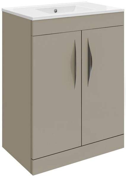 Hudson Reed Memoir 600 Vanity Unit With Doors & 120 Basin (Cashmere).