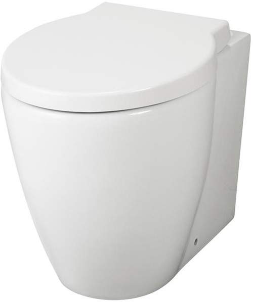 Hudson Reed Ceramics Back to Wall Toilet Pan & Seat (BTW).