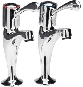 Kitchen High neck sink taps (pair)