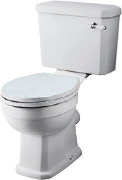Ultra Lewiston Traditional Close Coupled Toilet Pan With Cistern.