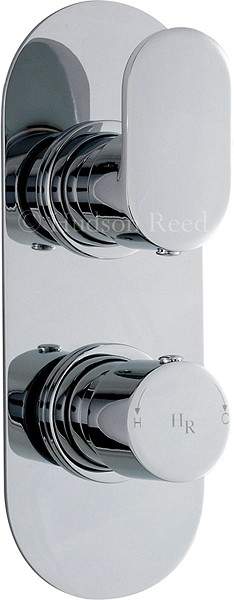 Hudson Reed Cloud 9 3/4" Twin Thermostatic Shower Valve With Diverter.