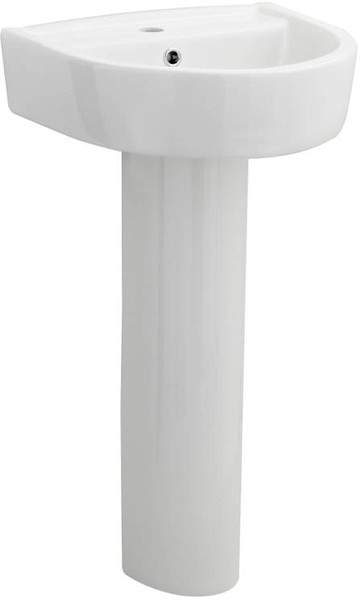 Ultra Orb Basin & Full Pedestal (1 Tap Hole, 420mm).