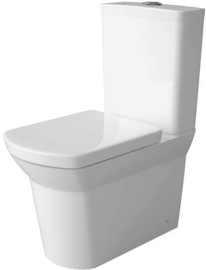 Hudson Reed Maya Flush To Wall Toilet Pan With Cistern & Push Button Flush.