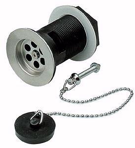Ultra Wastes Contract Basin Waste With Poly Plug And Ball Chain (Chrome)