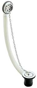 Ultra Wastes Extended Retainer Bath Waste (Chrome)