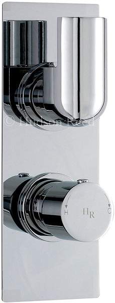 Hudson Reed Epic 3/4" Twin Thermostatic Shower Valve With Diverter.