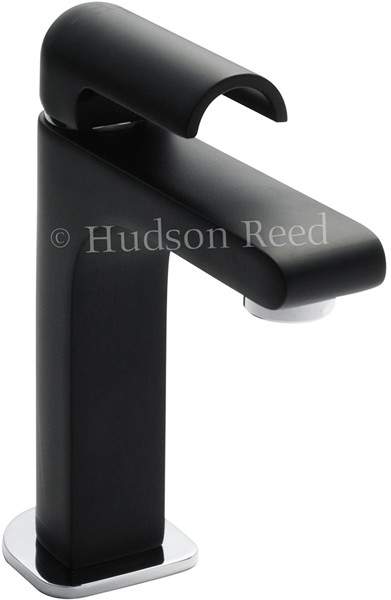 Hudson Reed Epic Basin Tap (Black & Chrome).
