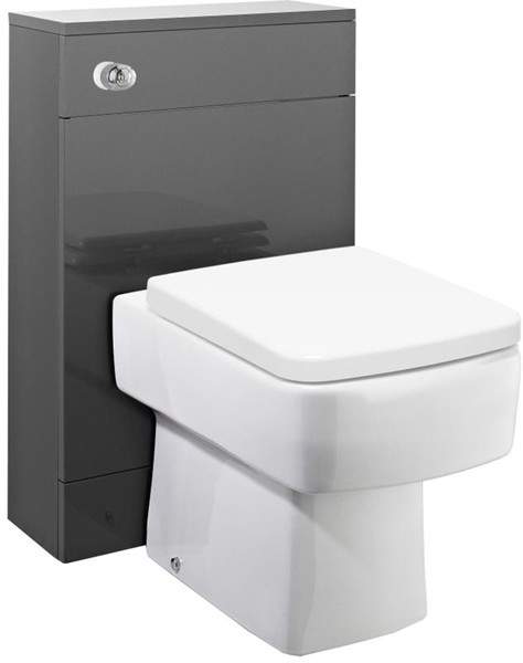 Hudson Reed Memoir 500mm Back To Wall WC Unit (Grey).