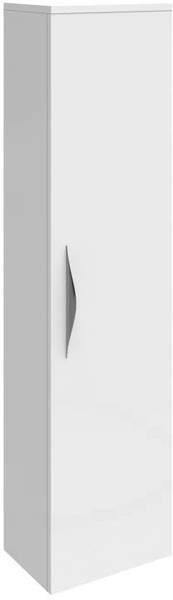 Hudson Reed Memoir 350mm Tall Wall Hung Cupboard Unit (White).