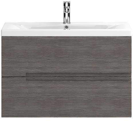 HR Urban Wall Hung 800mm Vanity Unit & Basin Type 2 (Grey Avola).