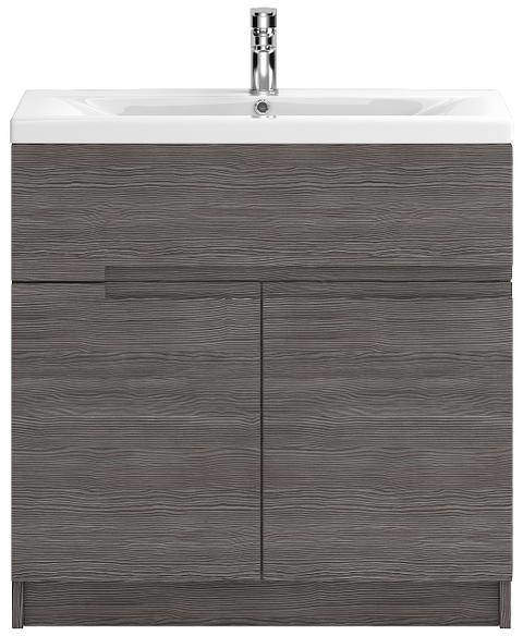 HR Urban Floor Standing 800mm Vanity Unit & Basin Type 1 (Grey Avola).