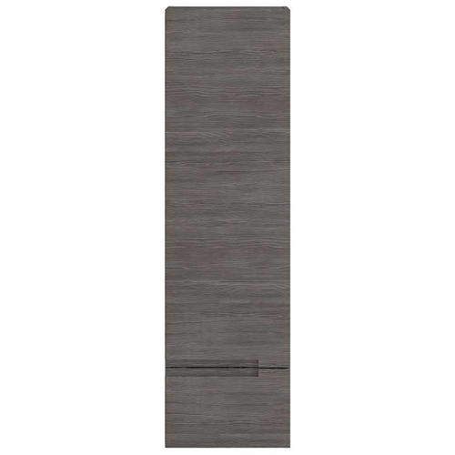 HR Urban Wall Hung Tall Storage Unit With Drawer and Shelves (Grey Avola).