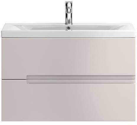HR Urban Wall Hung 800mm Vanity Unit & Basin Type 1 (Cashmere).